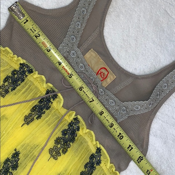 ✓ Free People HP! tank top XS metallic - Picture 14 of 15